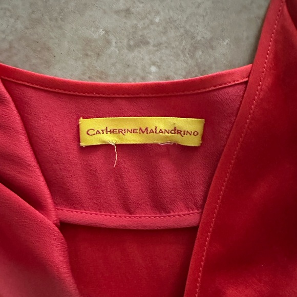 Catherine Malandrino - Red Silk Mini Dress (Rare) - Picture 4 of 5